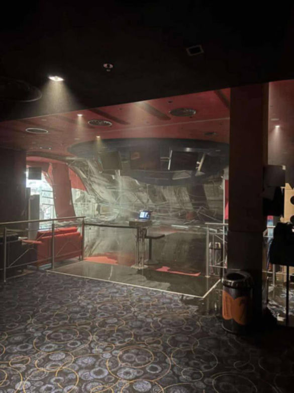 1400 osób ewakuowane po zarwaniu się sufitu w Cinema City