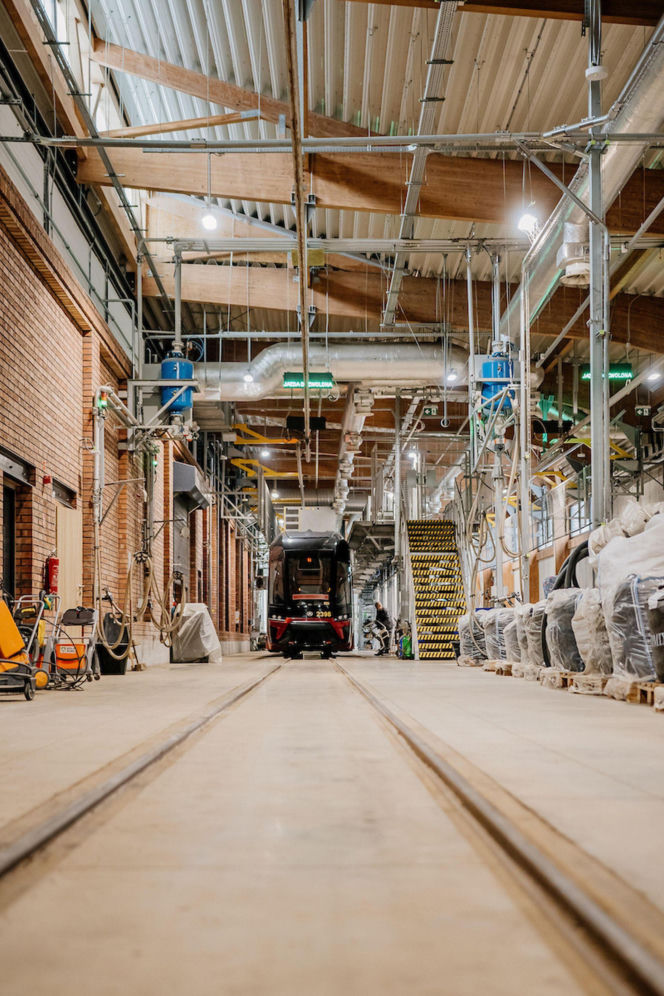 Zajezdnia Chocianowice po modernizacji