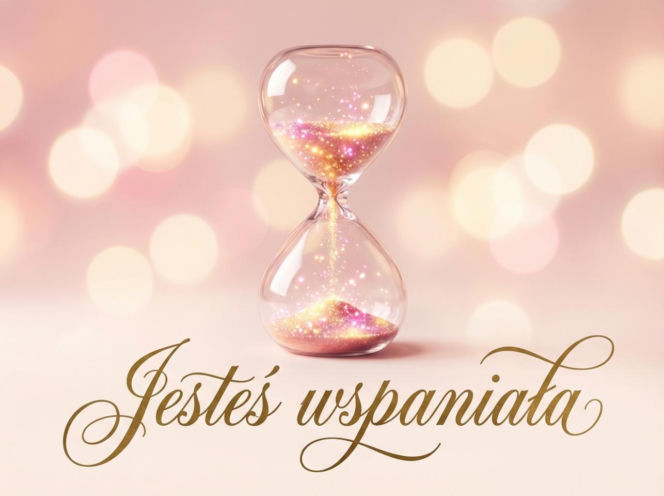 Elegancka klepsydra na Dzień Kobiet