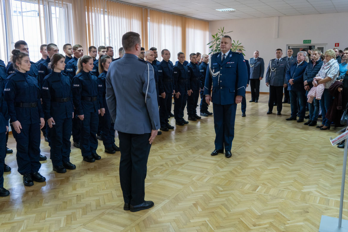 Młodzi policjanci złożyli w Bydgoszczy ślubowanie