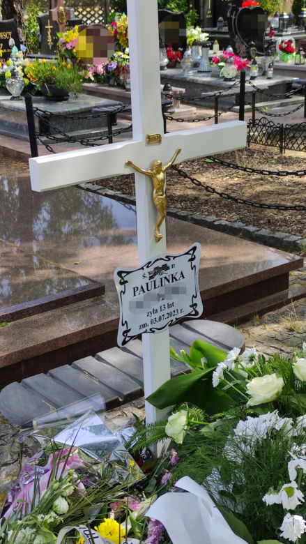 Paulinka zginęła pod klatką swojego domu
