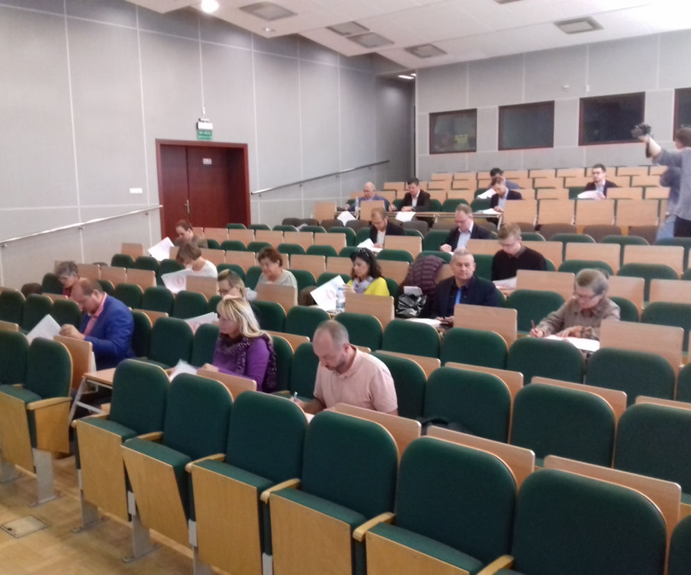 W czasie egzaminu panowało pełne skupienie