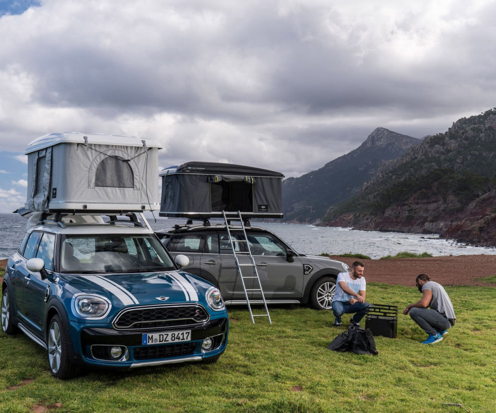 Mini Countryman z namiotem