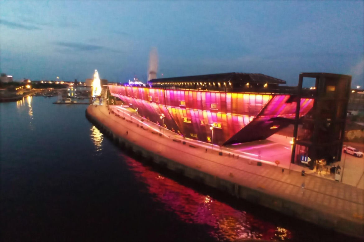 Iluminacja Morskiego Centrum Nauki