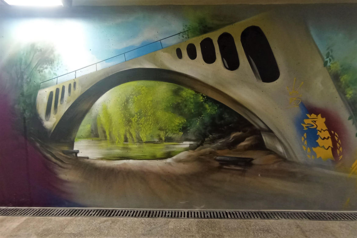 Tunel na stacji w Szczecinie Podjuchach