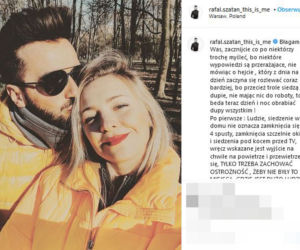 Rafał Szatan pochwalił się żoną w ciąży
