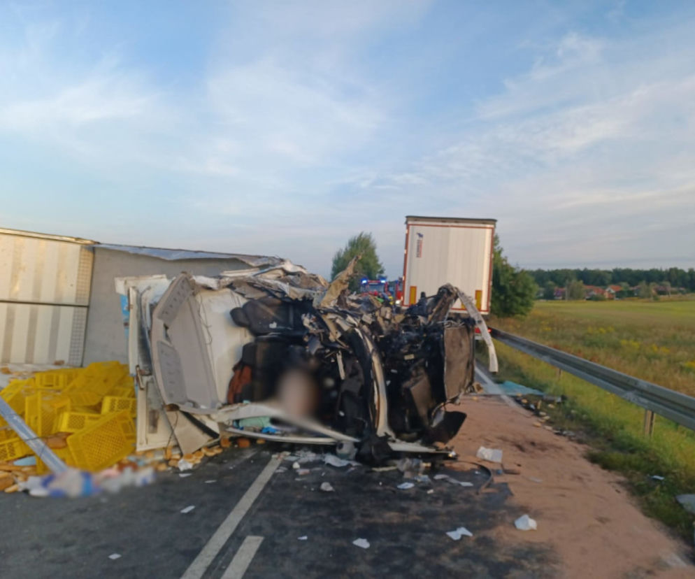 Wypadek na DK 53 pod Olsztynem