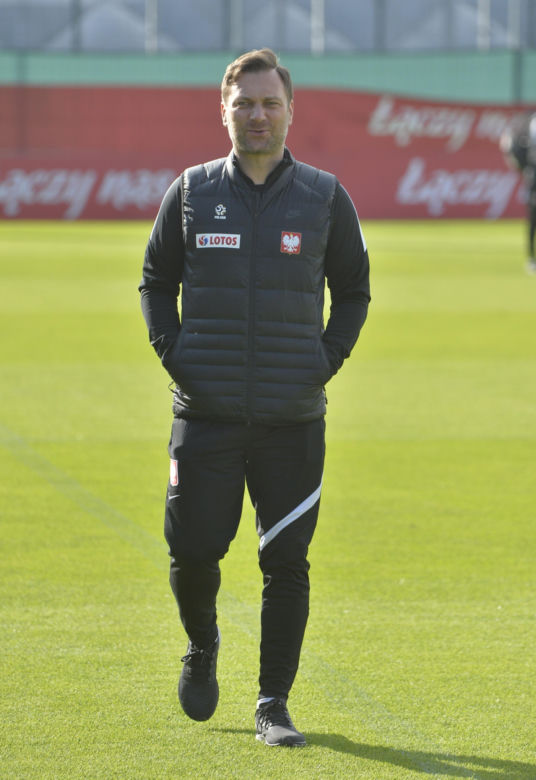 Trening reprezentacji na stadionie Legii