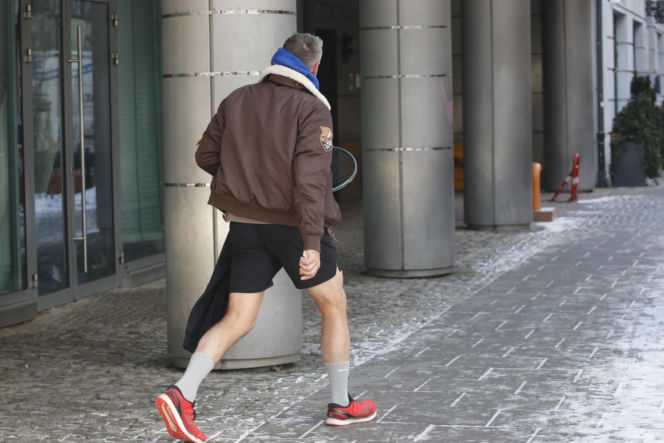 Maciej Dowbor wystawił nogi na mróz