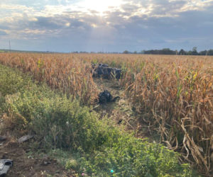 Tragiczny wypadek na DW 434 w pow. gostyńskim. Czołowe zderzenie dwóch samochodów