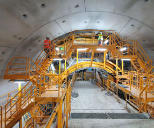 Drążenie tunelu w Świnoujściu - lipiec 2021
