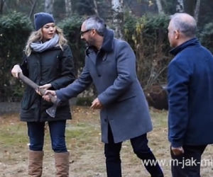 M jak miłość. Adam Werner (Jacek Kopczyński), Anna (Tamara Arciuch), Rafał (Przemysław Bluszcz)