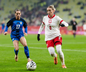 Polska - Słowenia: Najwierniejsi kibice wspierali reprezentację Polski kobiet. Dużo zdjęć z Gdańska