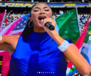 Robbie Williams i Nicole Scherzinger rozgrzali finał mundialu! Ich występ przejdzie do historii