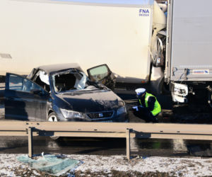 Poważny wypadek na trasie S8 pod Pruszkowem