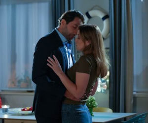 Pierwsza miłość. Kalina (Magdalena Wieczorek), Alejandro Maria de Valdez (Maciej Maciejewski)	