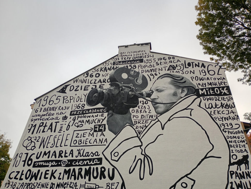 Nowy mural w Krakowie na cześć Andrzeja Wajdy. Żona reżysera nie kryje zachwytu