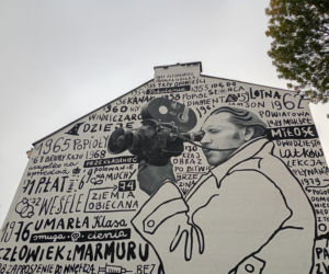 Nowy mural w Krakowie na cześć Andrzeja Wajdy. Żona reżysera nie kryje zachwytu