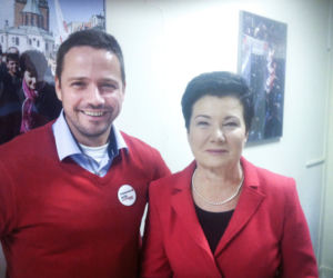 Rafał Trzaskowski i Hanna Gronkiewicz Watlz