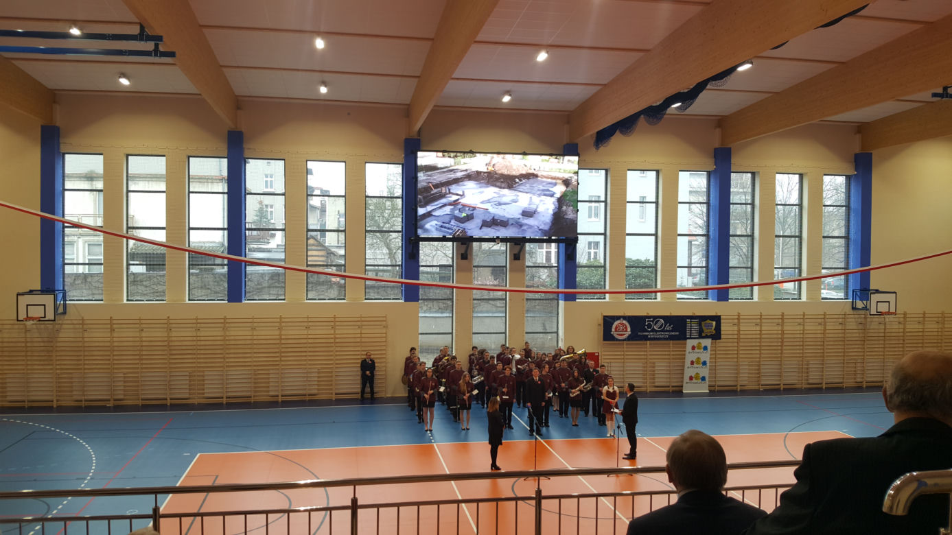 Nowa hala sportowa w bydgoskim "elektroniku"