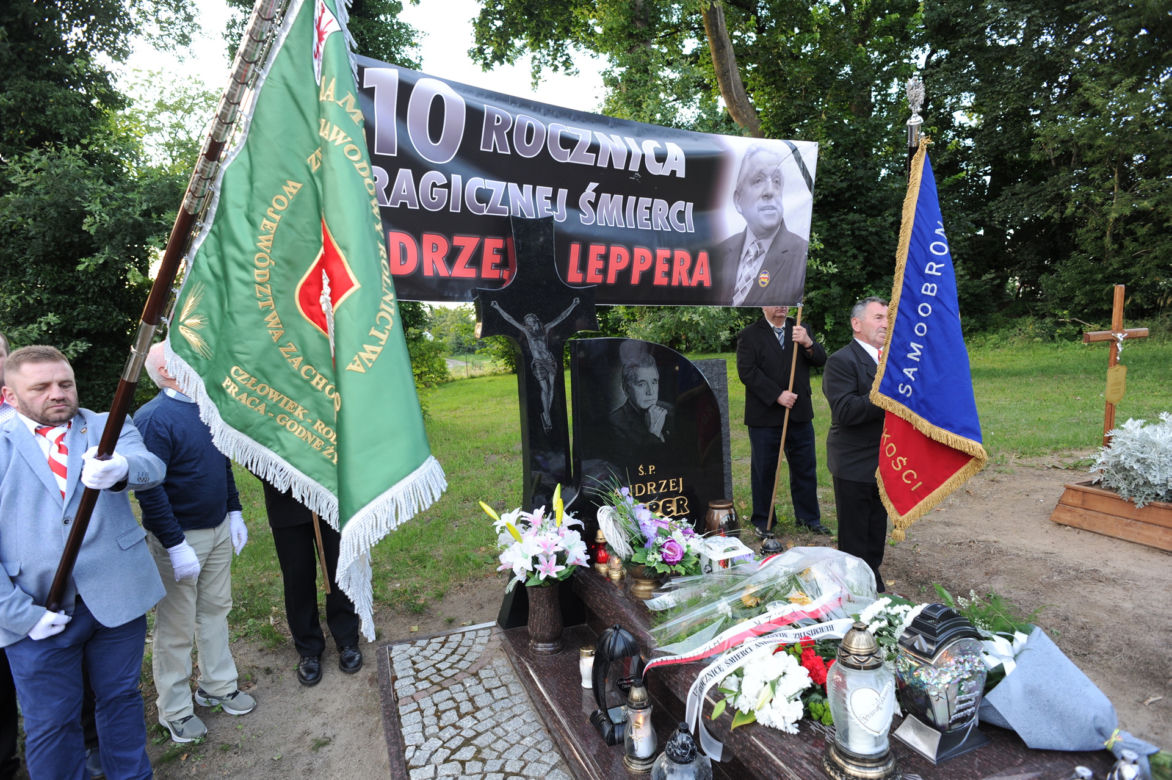 Grób Andrzeja Leppera
