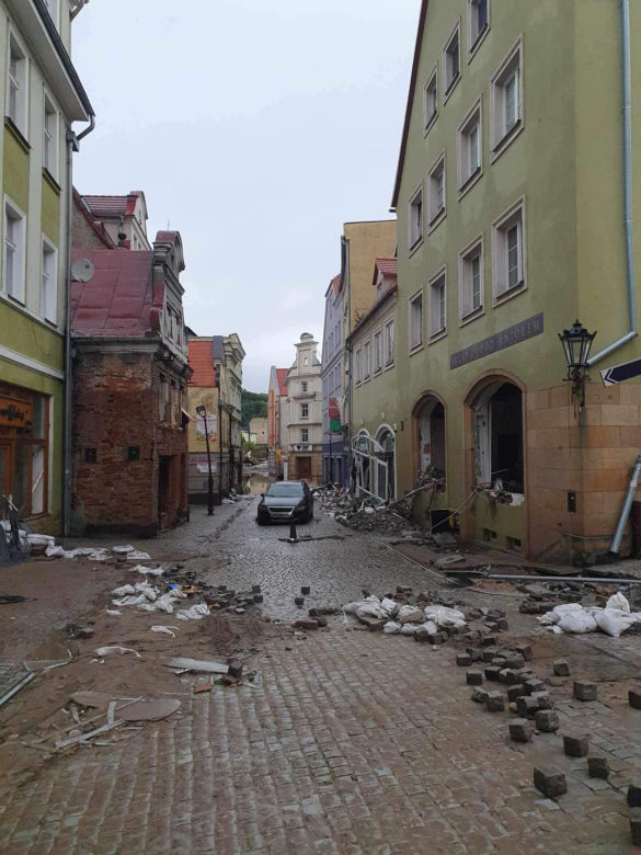 Tak wygląda Kłodzko po opadnięciu wielkiej wody