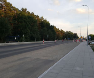 Budowa buspasów w Myślęcinku