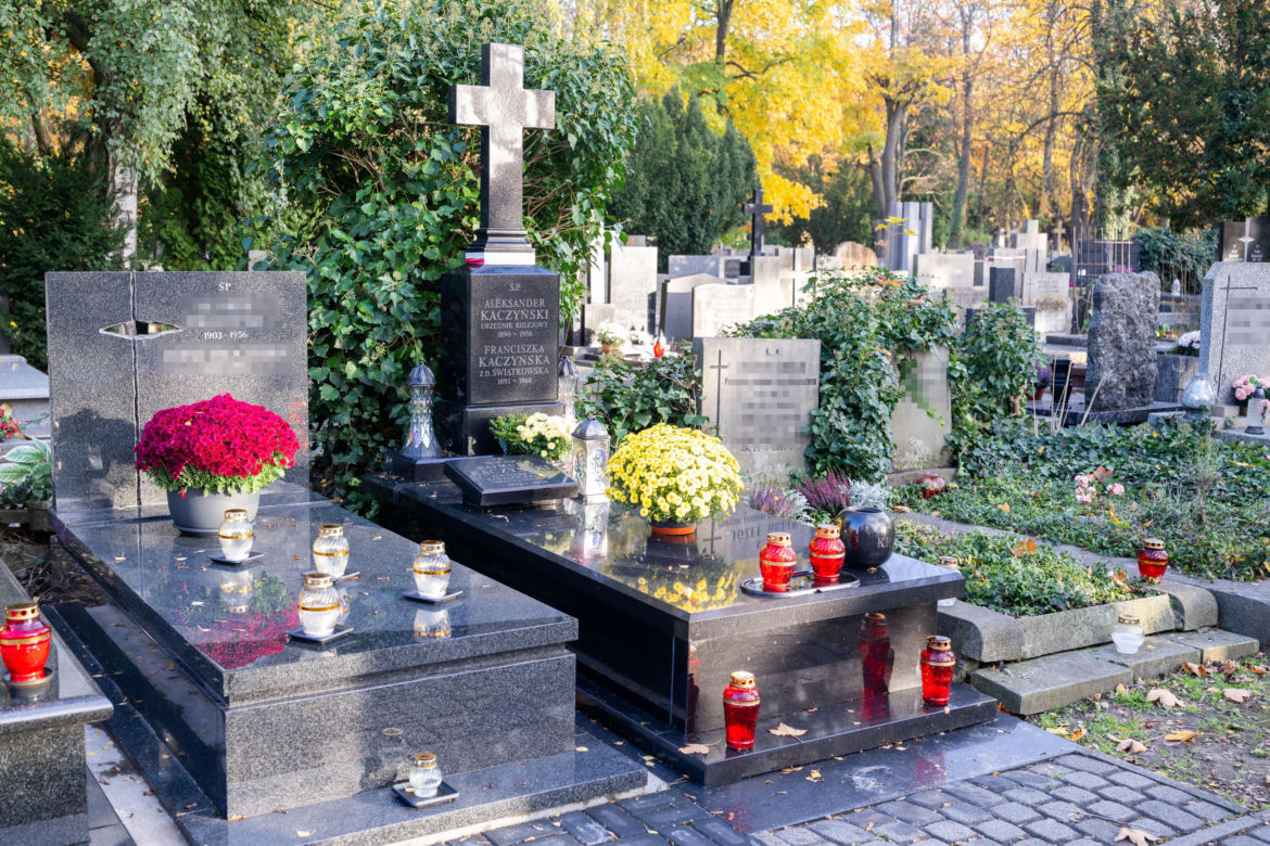 Tak wygląda grób Rajmunda Kaczyńskiego