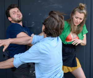 Barwy szczęścia odc. 2146. Renata (Anna Mrozowska), Tadeusz (Jakub Mróz), Krystian (Tomasz Skrzypniak)
