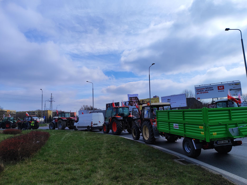 Protest rolników w Radomiu 20 marca