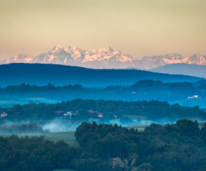 Triki w Photoshopie? Nie! To Tatry widziane z Podkarpacia