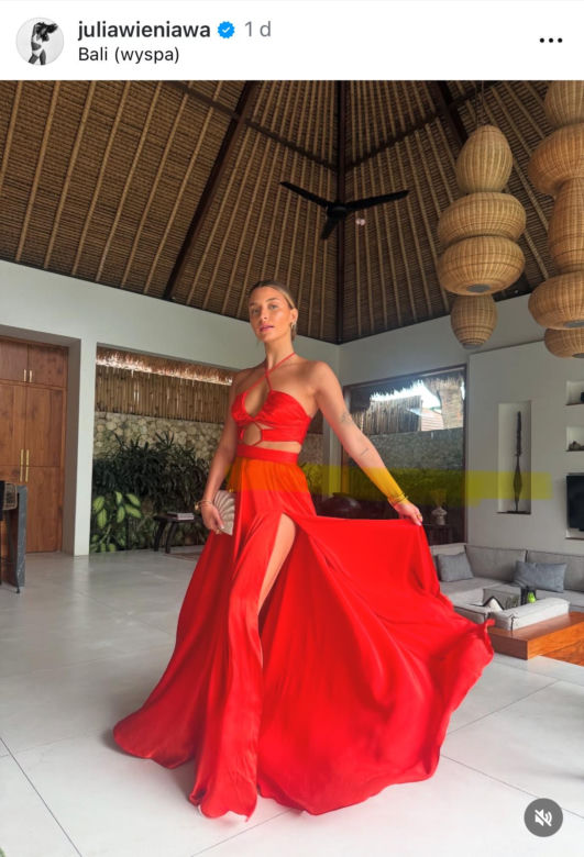 Julia Wieniawa na Bali