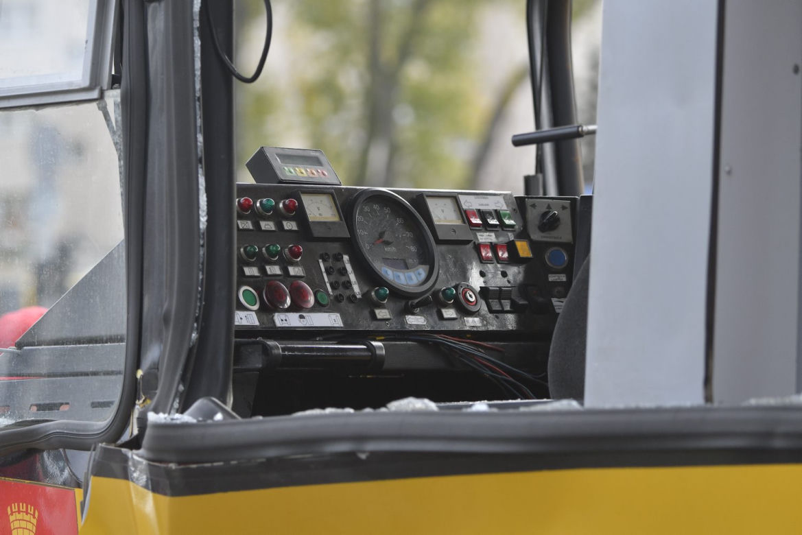 Wypadek tramwajowy przy ul.Elekcyjnej w Warszawie