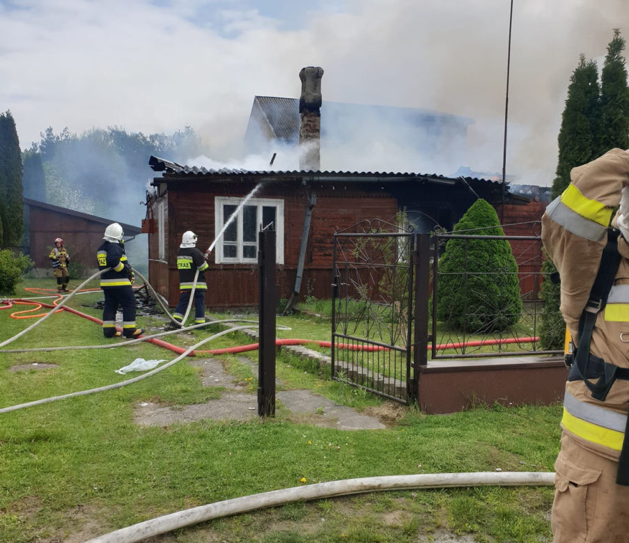 Pani Celina spaliła się po śniadaniu. Makabra pod Mińskiem Mazowieckim