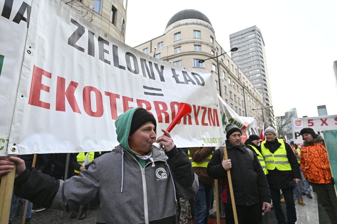 Protest rolników w Warszawie (3.01.2025)
