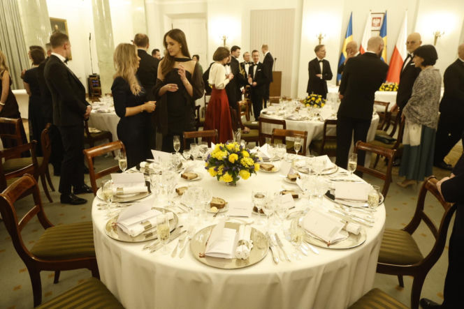 Obiad na cześć szwedzkiej pary królewskiej