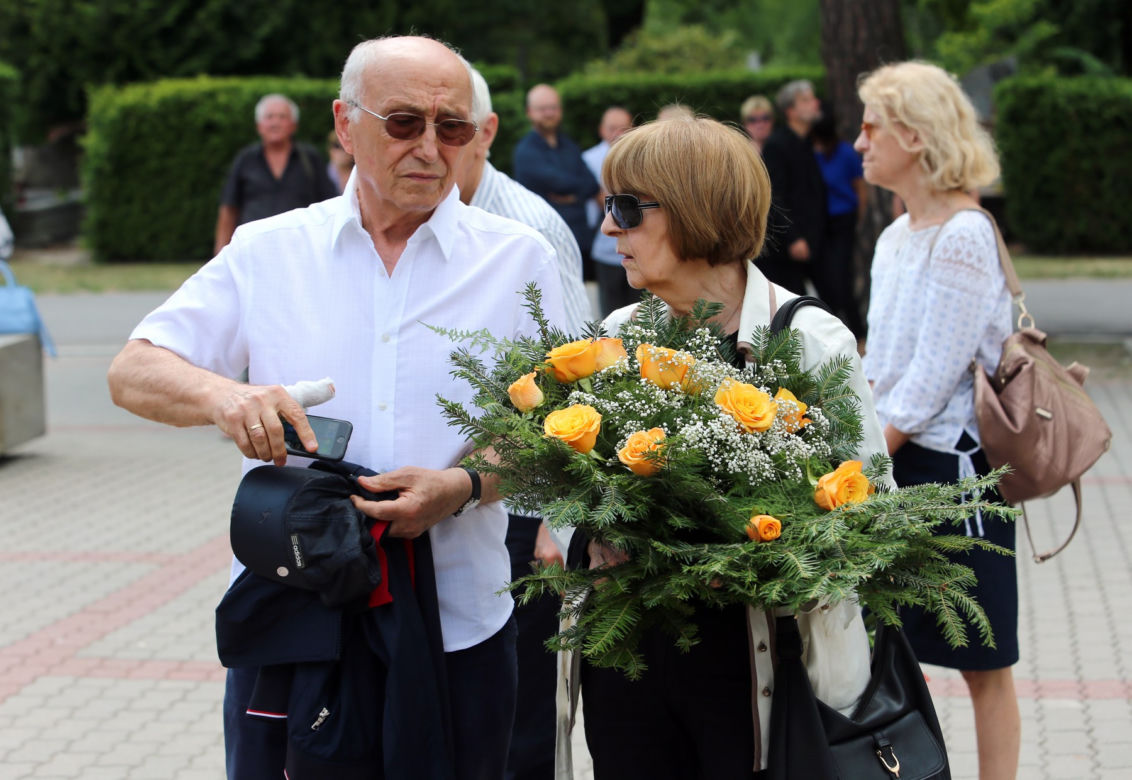 Pogrzeb Romana Kłosowskiego na Powązkach Wojskowych