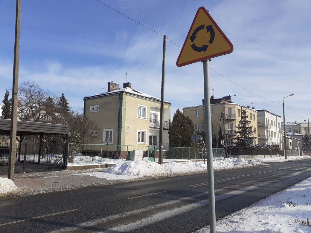 Jak wyglądała okolica ulicy Prusa w Siedlcach w połowie lutego 2021