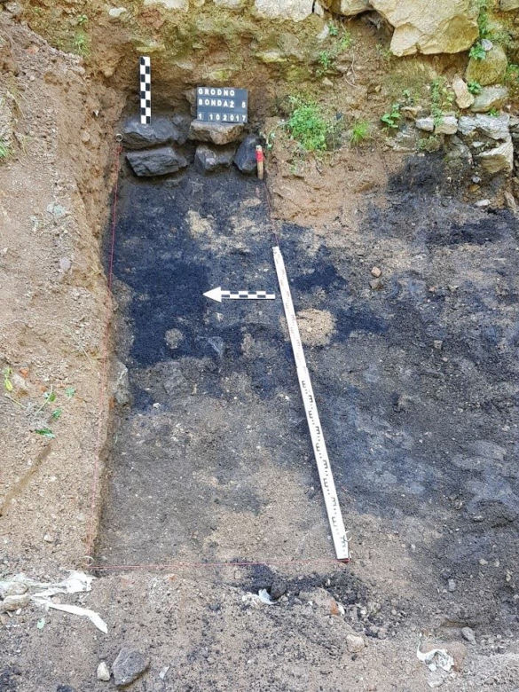 Badania na terenie Zamku Grodno