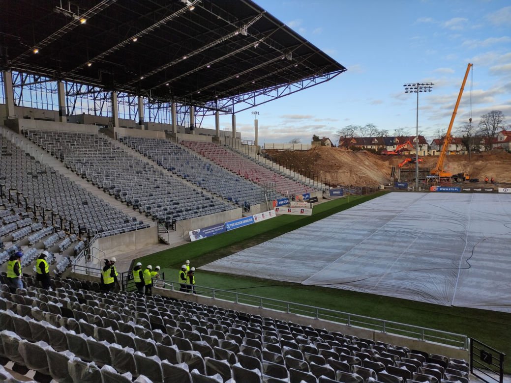 Stadion Pogoni Szczecin czeka na przyjęcie kibiców