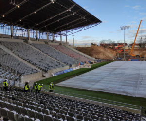 Stadion Pogoni Szczecin czeka na przyjęcie kibiców