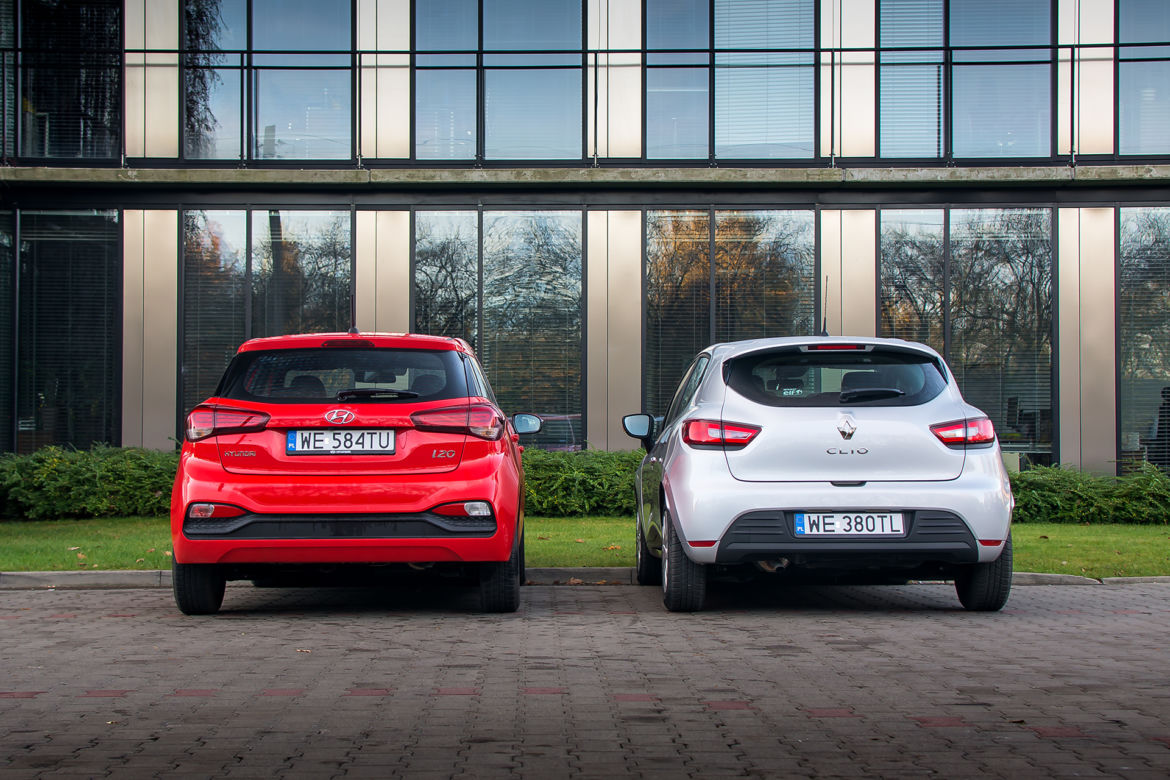 Renault Clio 1.5 dCi 75 KM Alize vs. Hyundai i20 1.2 MPI 84 KM Launch