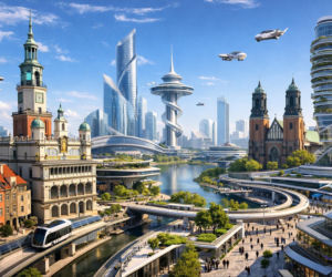 Polskie miasta oczami AI