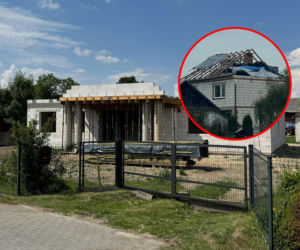 Nowy dom Wesołowskich. Poprzedni został zniszczony podczas akcji przeciw rosyjskim dronom
