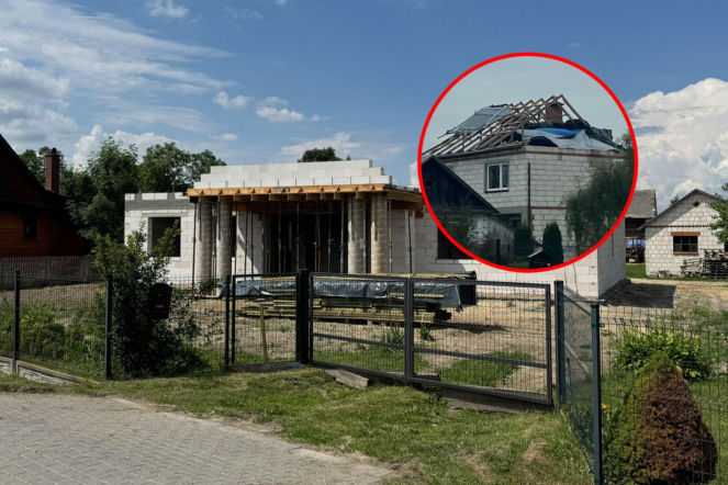 Nowy dom Wesołowskich. Poprzedni został zniszczony podczas akcji przeciw rosyjskim dronom