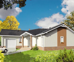 Dom idealnie połączony z ogrodem, czyli projekty domów parterowych typu bungalow 