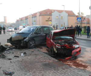 Wypadek w Człuchowie