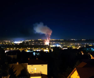 Pożar przy Wierzbowej w Starachowicach