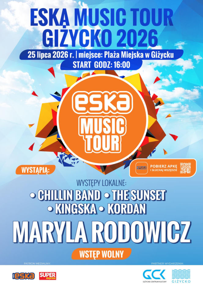 Eska Music Tour 2026 w Giżycku
