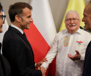 Macron i Wałęsa w Gdańsku. Te zdjęcia mówią więcej niż tysiąc słów